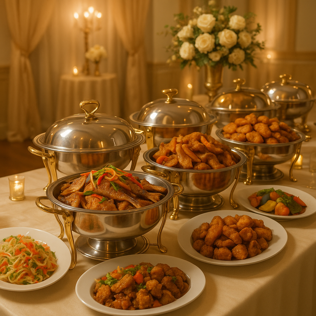 Catered Haitian event